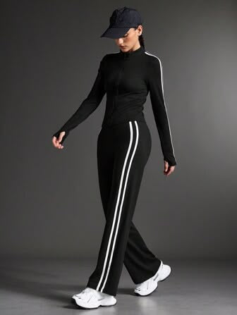 Ensemble jogger ample noir