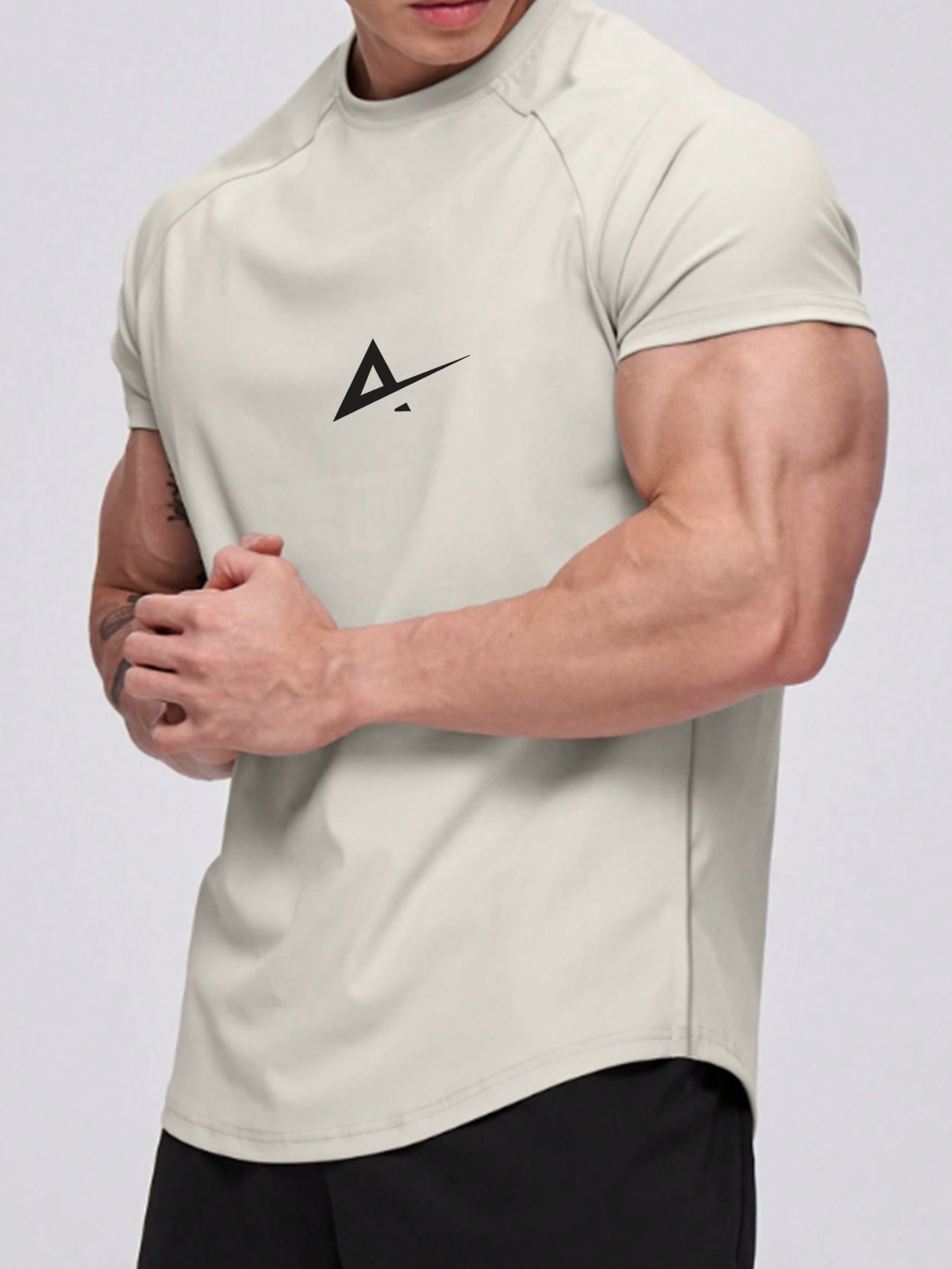 Tight beige shirt