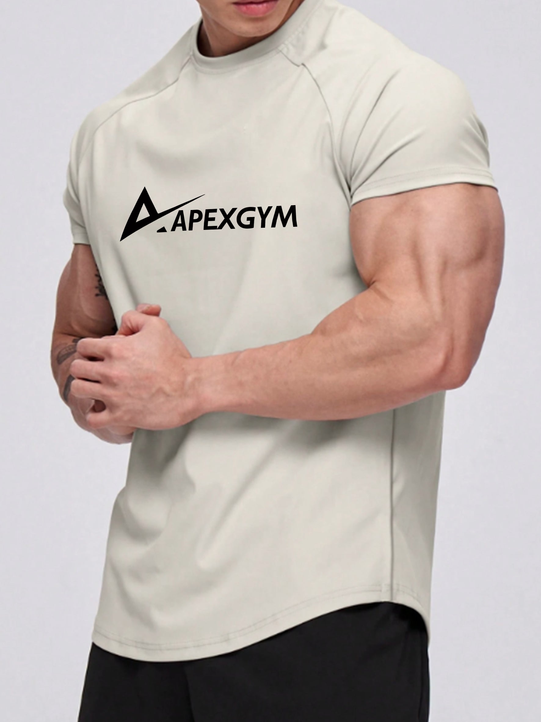 Tight beige shirt