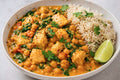 Curry de pois chiches et poulet au lait de coco allégé ( a faire chez soi )